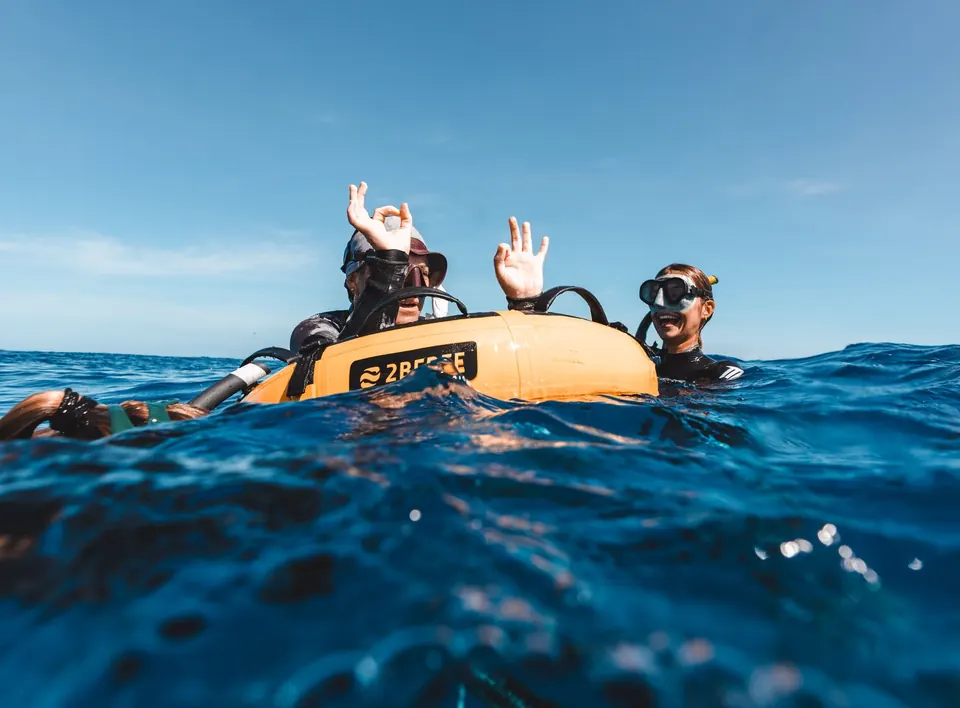Initiation à l'apnée dans le lagon de Moorea